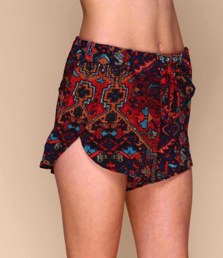 Machado Shorts | Boho Print-3