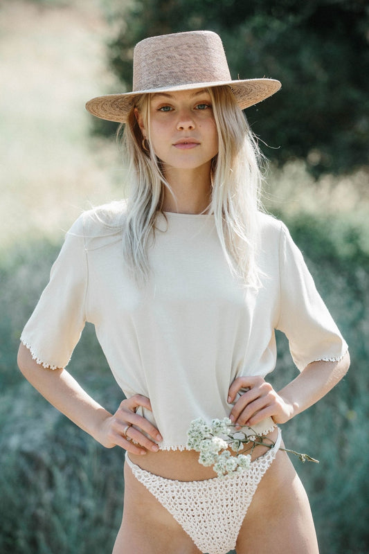 Magnolia Blouse - Sand-0