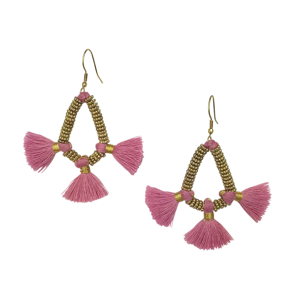 Nira Fringe Earrings-0