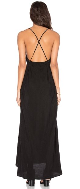 Serrano Dress | Black | White-2