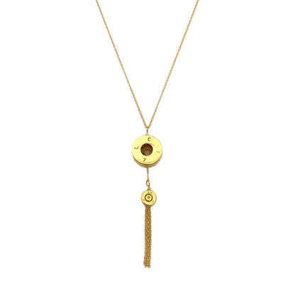 Bullet Tassel Necklace-0