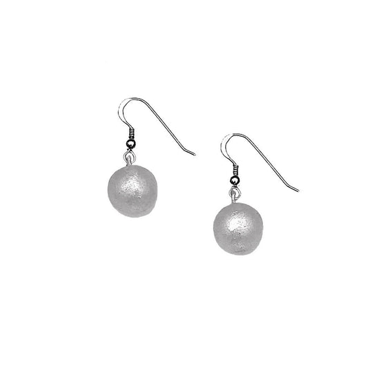 Recycled Bomb Ball Earrings-0