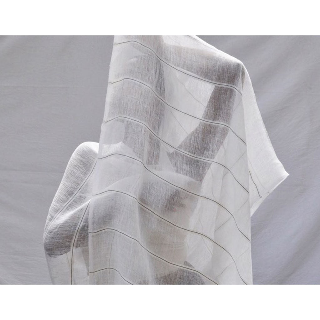 Gauze Stripe Linen Wrap-1