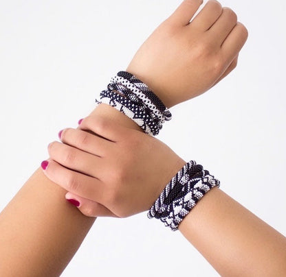 Gunmetal Gray Roll-On Bracelets-1