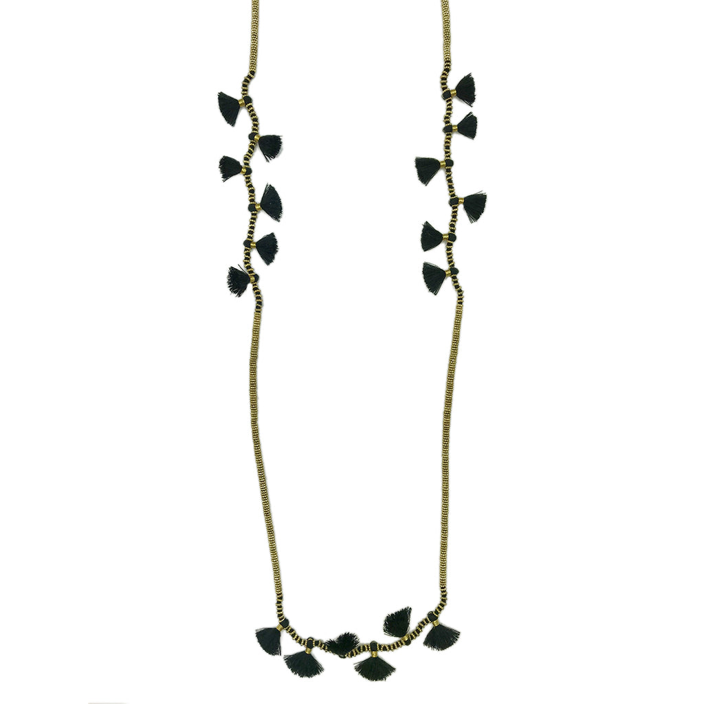 Krisha Tassel Necklace-0