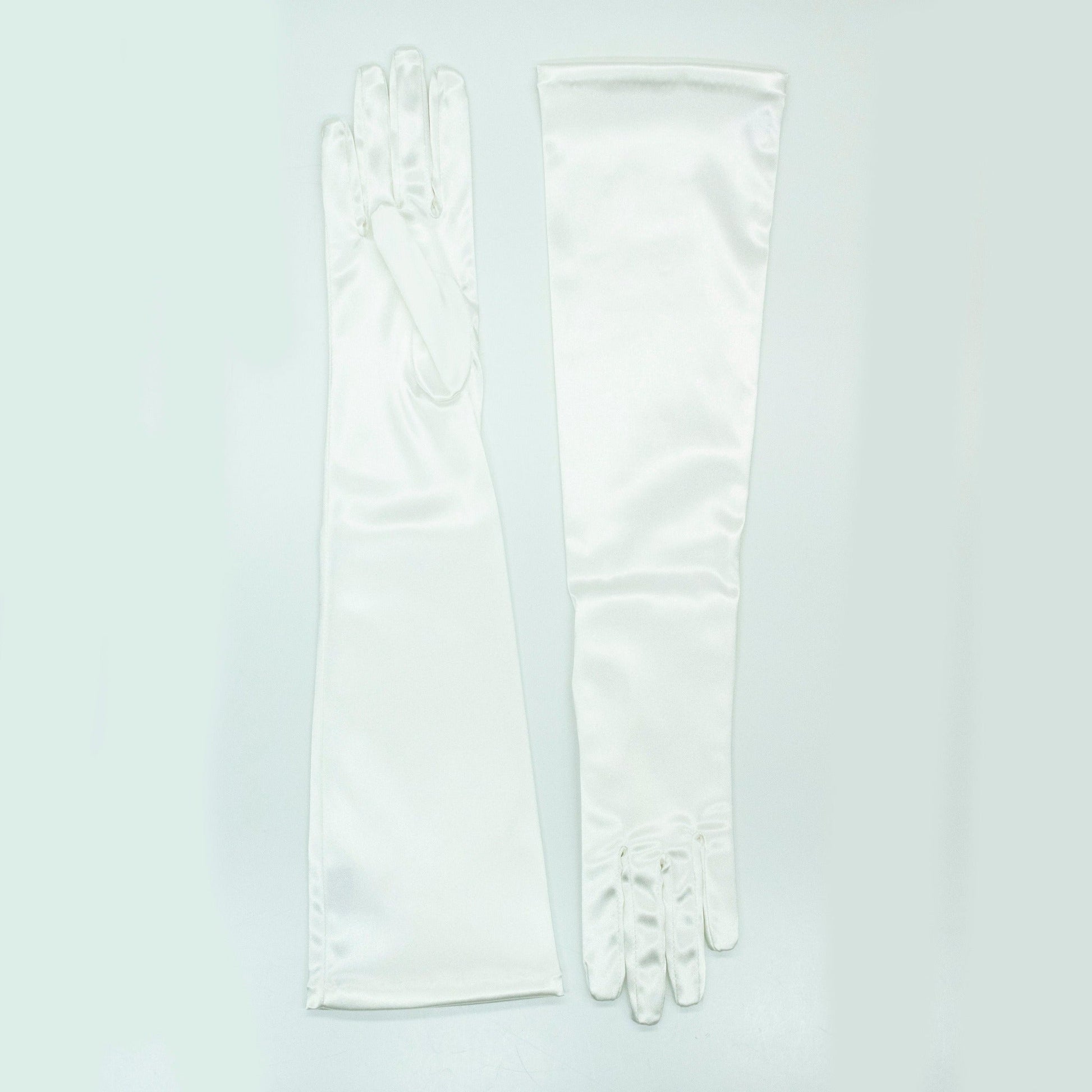 OPERA LENGTH SATIN GLOVES-2