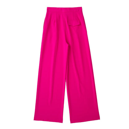 High Waist Loose Straight Pants