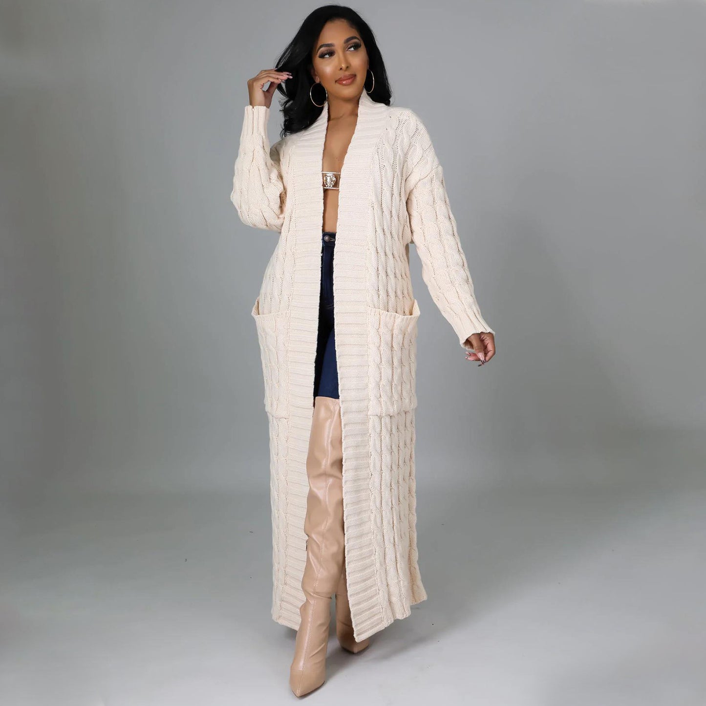 Long Knit Cardigan