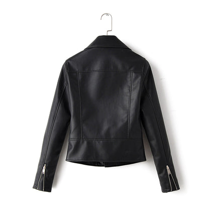 Faux Leather Motorcycle Jacket