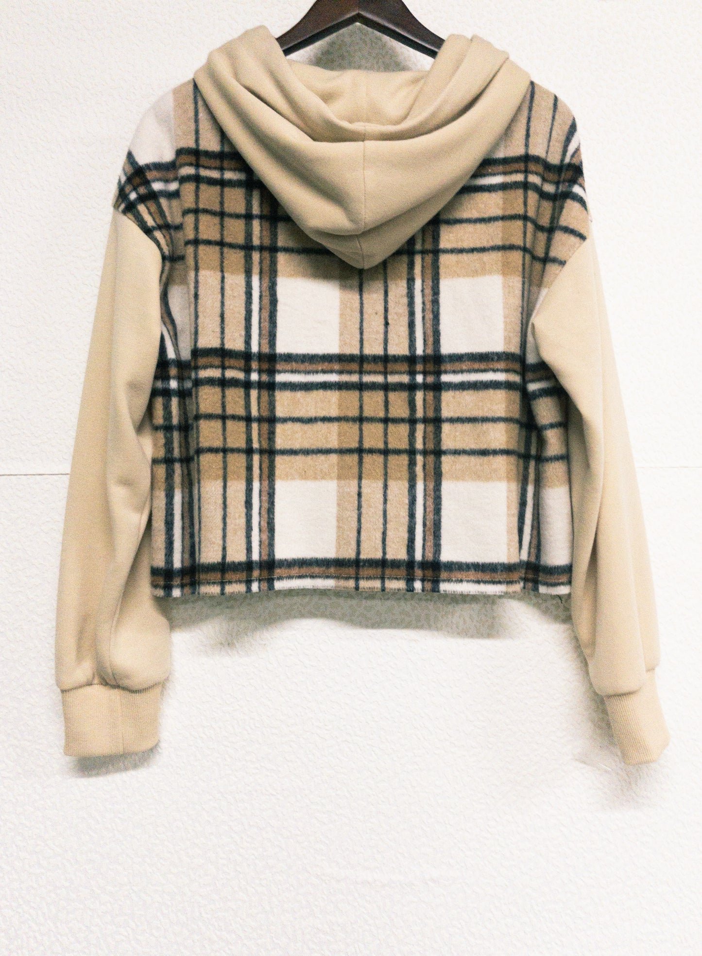 Plaid Hooded Shacket