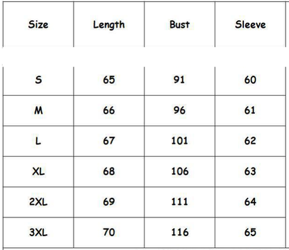 Chic Traveler's Button-Down Blouse size chart