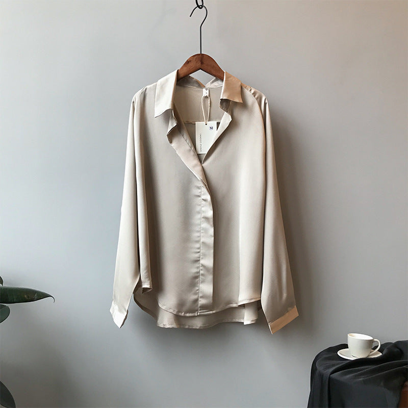 Long Sleeve Button Up Blouse