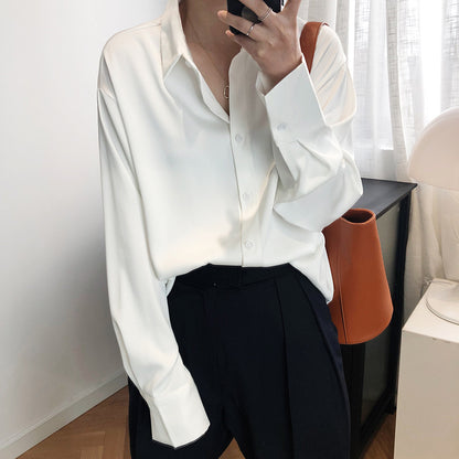 Long Sleeve Button Up Blouse