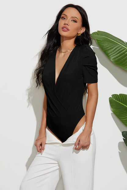 Deep V-neck Bodysuit