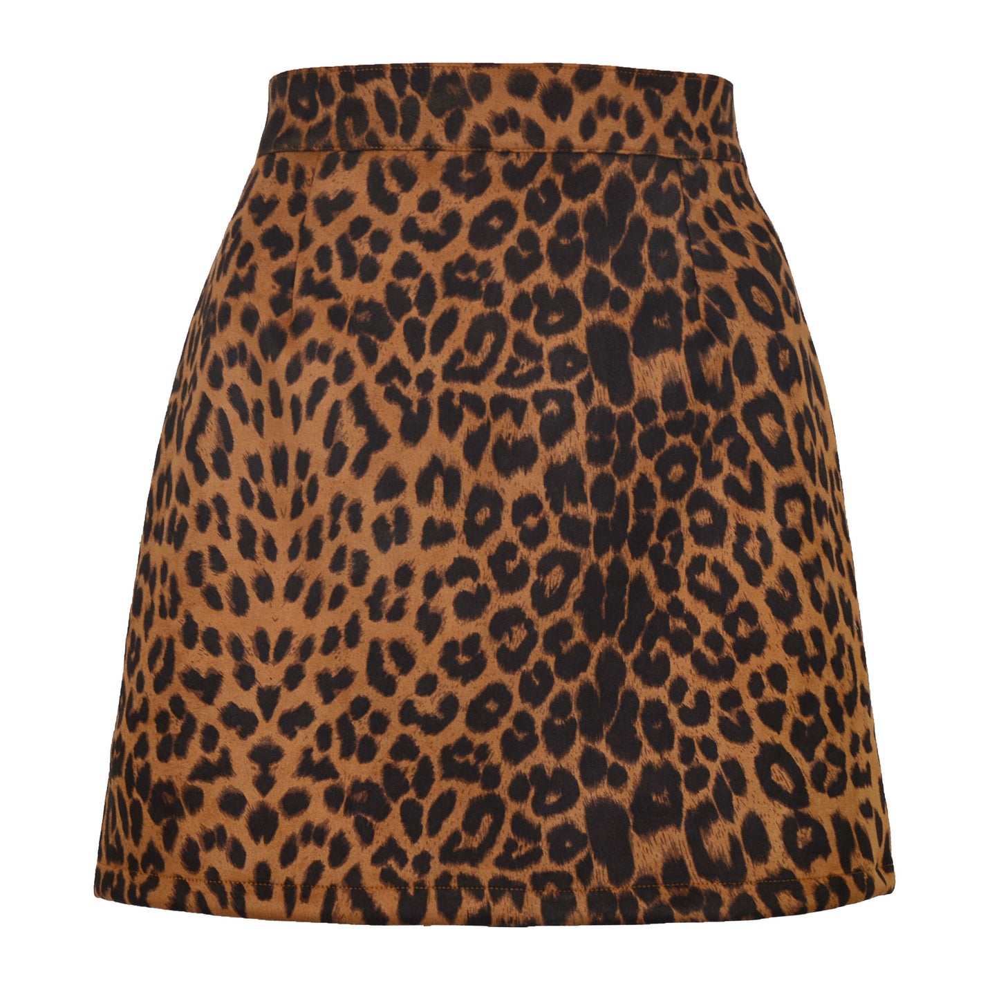 Faux Suede Mini Skirt