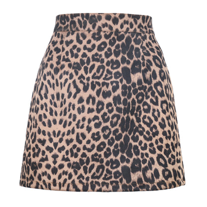 Faux Suede Mini Skirt