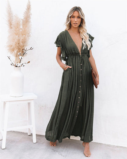 Elegant Vacation Cover-Up Dress