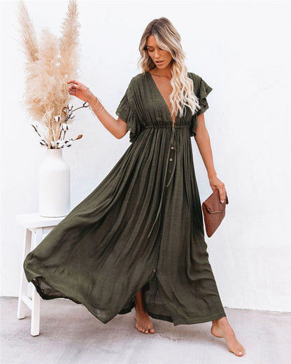 Elegant Vacation Cover-Up Dress