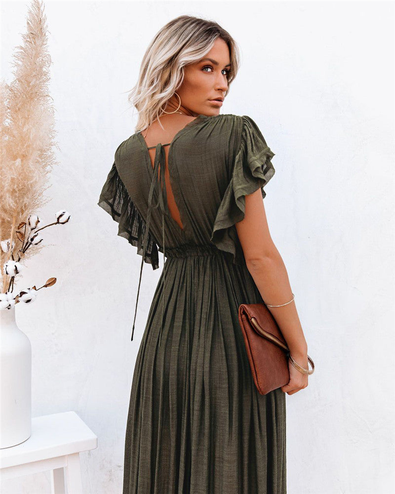 Elegant Vacation Cover-Up Dress