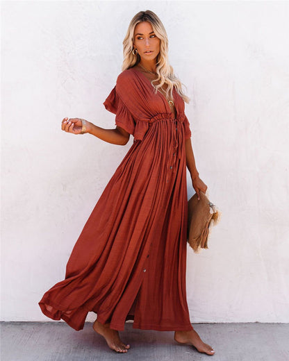 Elegant Vacation Cover-Up Dress