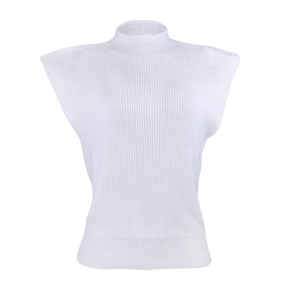 Sleeveless Turtleneck Sweater