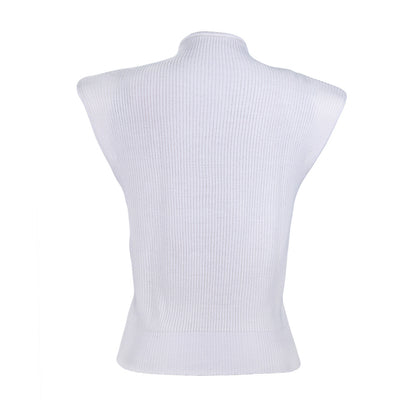 Sleeveless Turtleneck Sweater