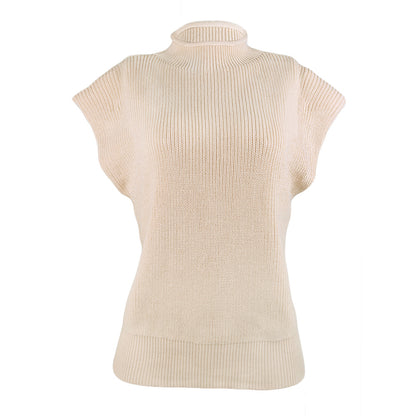 Sleeveless Turtleneck Sweater