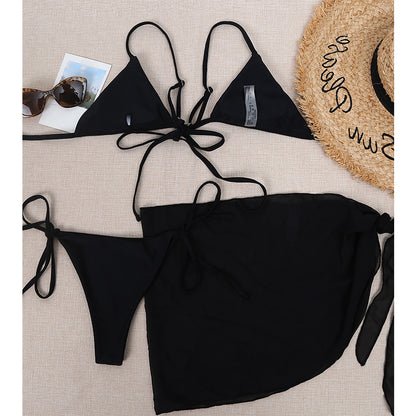 Triangle Three Piece String Bikini