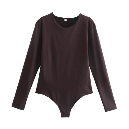 Long Sleeve Round Neck Bodysuit