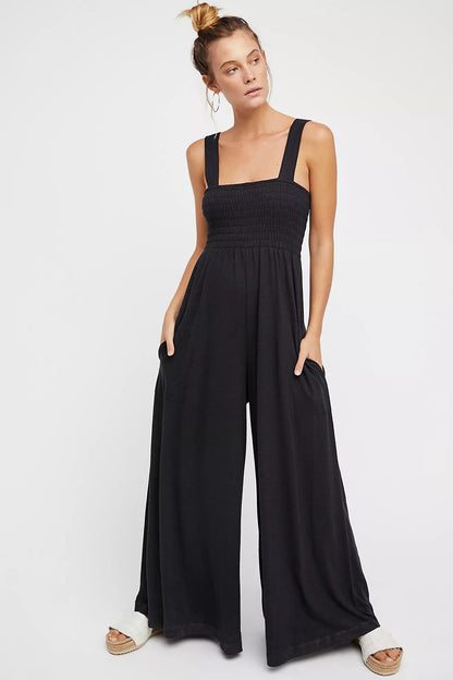 Smocked Jumpsuit