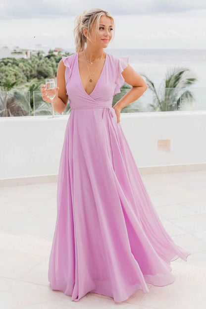 V-Neck Maxi Dress