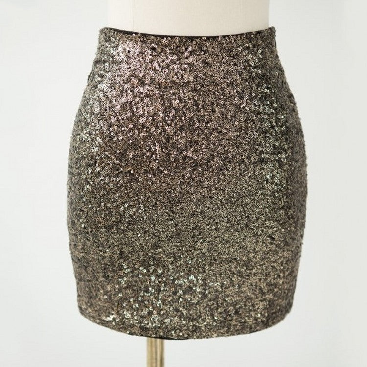 Sequin Mini Skirt