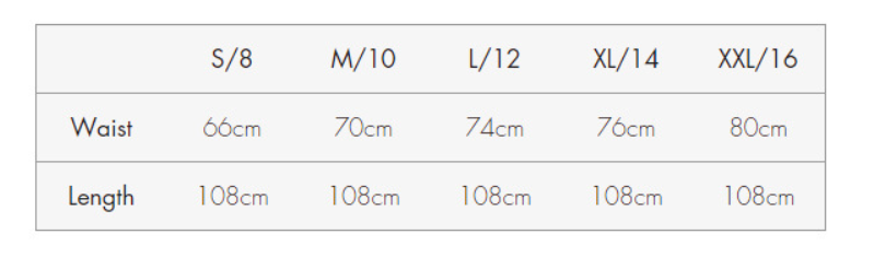 Casual Wide-Leg Pants Size Chart