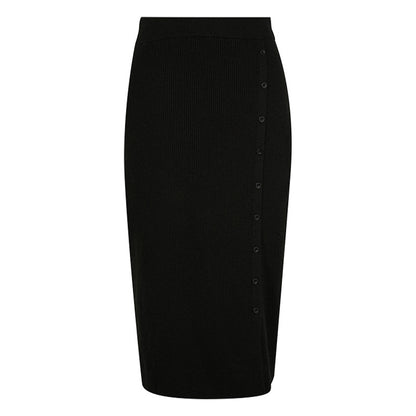 Knitted Sheath Midi Skirt