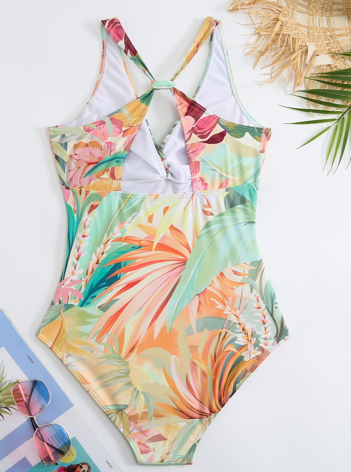 Floral One Piece Bathing Suit