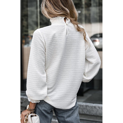 Long Sleeve Turtleneck Blouse