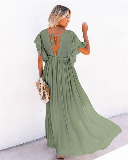 Elegant Vacation Cover-Up Dress