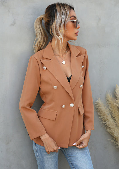 Collared Button Blazer