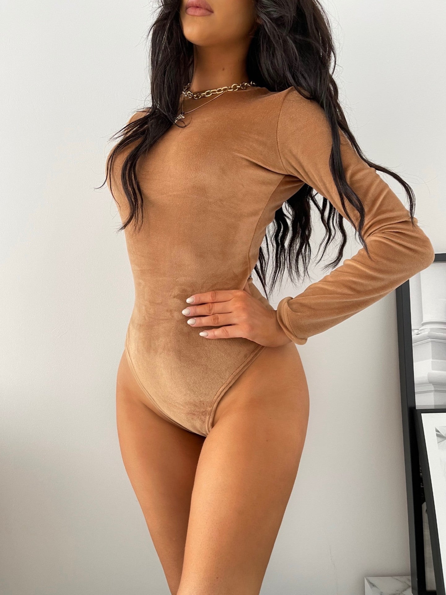 Long Sleeve Round Neck Bodysuit