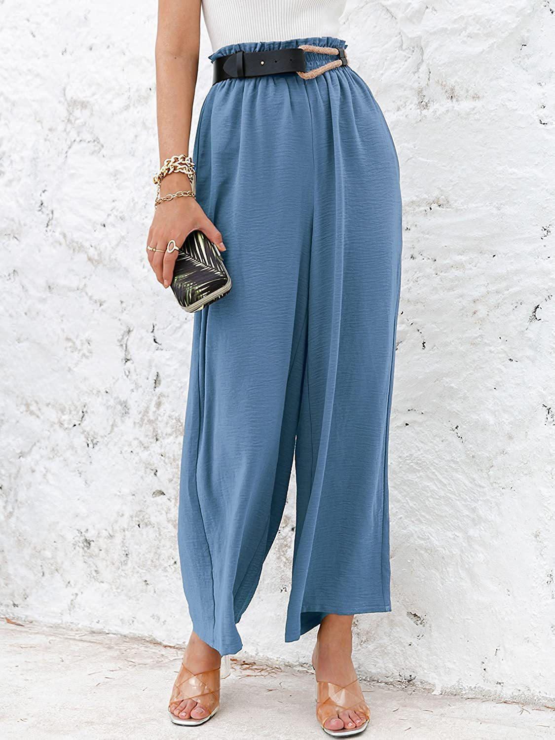 High Waist Loose Casual Pants