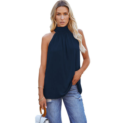 Turtleneck Halter Top