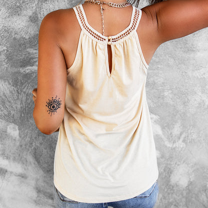 Lace Sleeveless Shirt