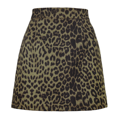 Faux Suede Mini Skirt