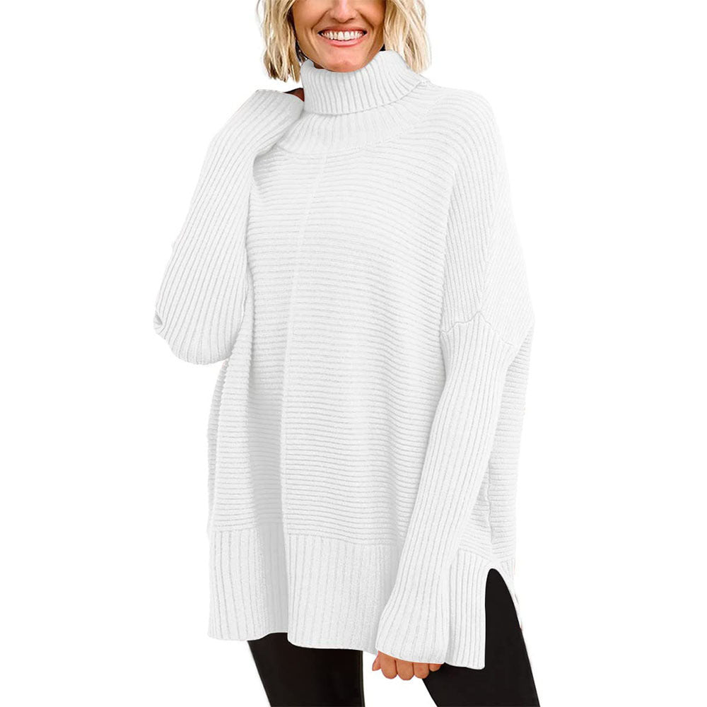 High Collar Long Sweater