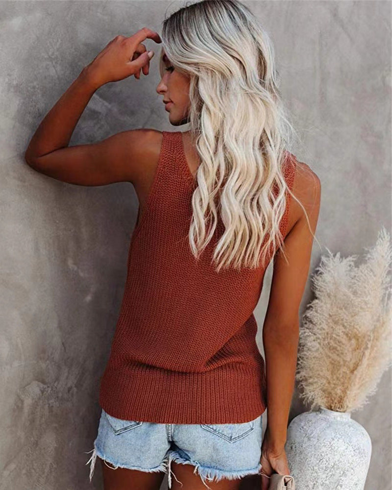 Knit Sleeveless Top