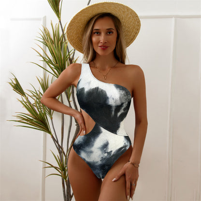 One Shoulder Cutout Monokini