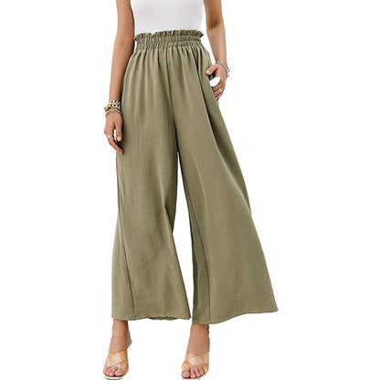 High Waist Loose Casual Pants