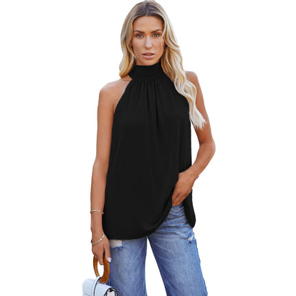 Turtleneck Halter Top