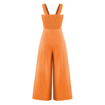 Smocked Jumpsuit