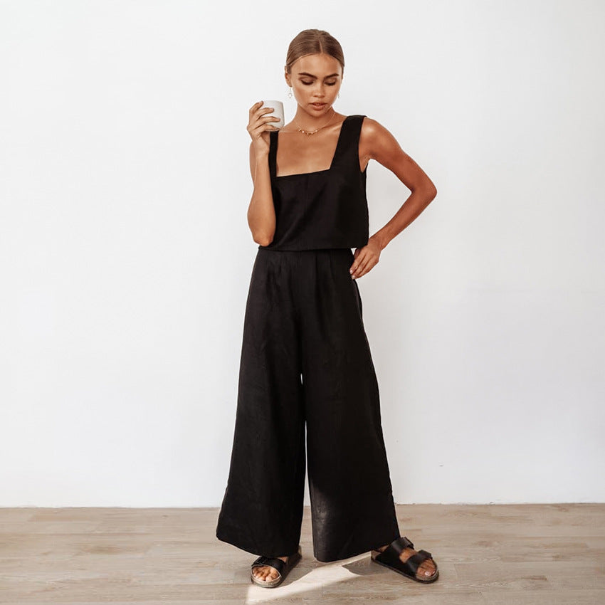 Square Neck Jumpsuit